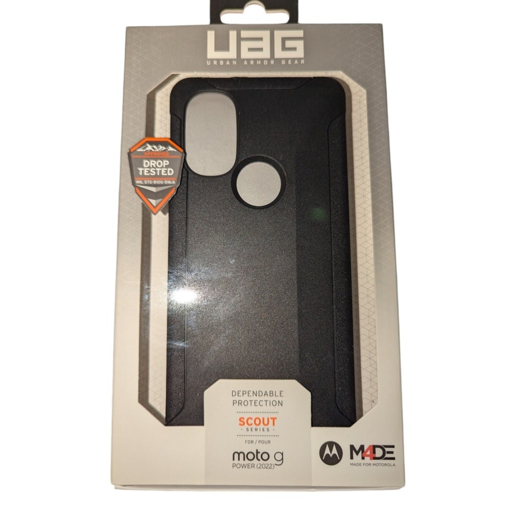 H1. URBAN‎ ARMOR GEAR Scout Series Case for Motorola Moto G Power (2022) - Black